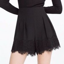 Bermudy z koronką ZARA