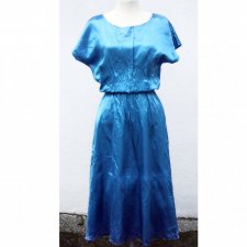 NIEBIESKA SUKIENKA VINTAGE