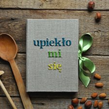 notes personalizowany, przepiśnik z imieniem, lniany notes