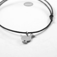 Kaczka Dziwaczka - rodowana bransoletka