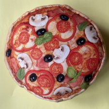 Poduszka mała Pizza jak prawdziwa - idealna dla fana pizzy