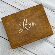 Pudełko na obrączki - Love