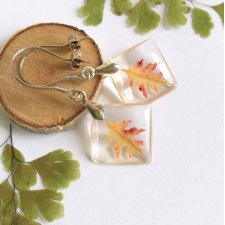 Kolczyki kolorowe liście