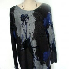 ALBA MODA* -  WZORZYSTY SWETER