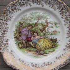 DUCHESS BONE CHINA MADE IN ENGLAND - ORYGINALNA FORMA - CIEKAWE ZDOBIENIE