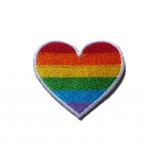 Naszywka Rainbow Heart