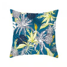 Poszewka na poduszkę - motyw roślinny i ananasy