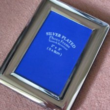 Silver plated photo frame elegancka srebrzona ramka na zdjęcie