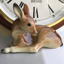 ❤ Piękność lasu - Sygnowana i numerowana, lata 40-50te XXw.❤ Wysokiej jakości figurka porcelanowa