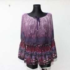 Fioletowa boho bluzka