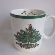 Nowy Spode christmas tree s 3324   - 1998 kubek porcelanowy kultowe zdobienie od SPODE