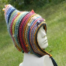 CZAPA ETNO ELF 100% WEŁNA