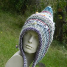 CZAPA ETNO ELF 100% WEŁNA