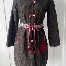 SALE! folkowy płaszczyk z ozdobami