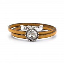 BRANSOLETKA Z RZEMIENIA DRZEWO ŻYCIA