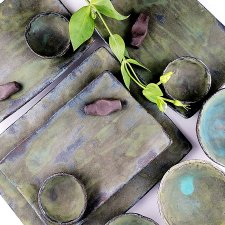 Zestaw talerzy ceramicznych - sushi