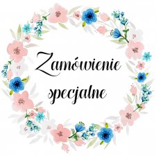 Zamówienie specjalne - winietki na chrzest