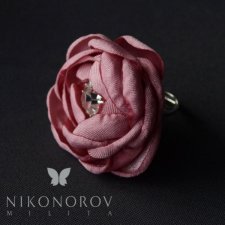 FloweRing :: pudrowy róż