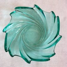 Szklana miseczka-zielone szkło