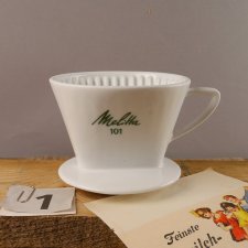 porcelanowy filtr Melitta 101 biały