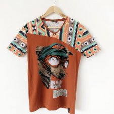 David&Gerenzo kolorowy męski t-shirt TSH8