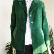 zielona skóra naturalna