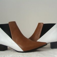 WAREHOUSE * - ( NOWE) SKÓRZANE BOTKI