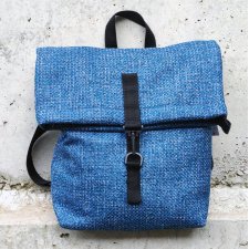 plecako-torba melanż niebieski