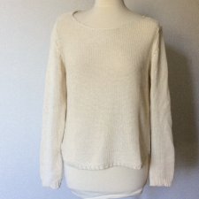 VILA kremowy lejący sweter M/L