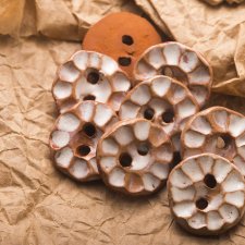 Guziki ceramiczne 8 szt.