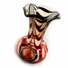 Wazon szklany-Ar Deco-hand made