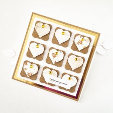 Kartka z życzeniami - serca 2