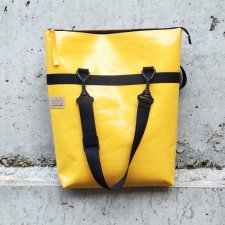 torba plecak plandeka, żółty