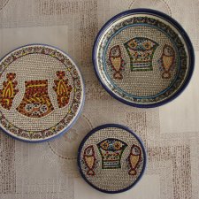 3 ceramiczne dekory