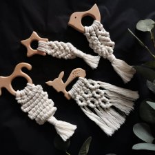 Zawieszka dla dzieci makrama dekoracja do pokoju