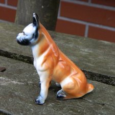 BOKSER * PORCELANOWA FIGURKA * PIES