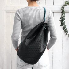 worek plecak -black&green&cactus-