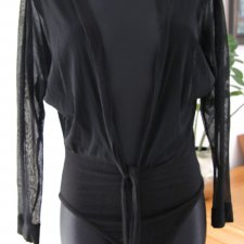 Czarne body kimono roz 42 Boohoo