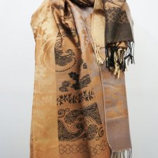 ŻAKARDOWY SZAL PASHMINA