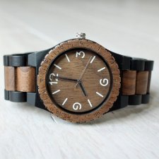 Drewniany zegarek CROW