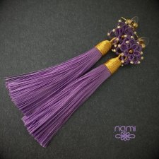 Kolczyki Cornflower Tassels