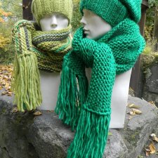 * 30 KOLORÓW * WYBIERZ SWÓJ * 100% WOOL * UNISEX * WEŁNIANY SZAL