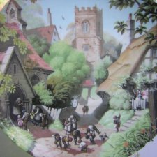 COALPORT  The Tale of a Country Village - Village School  by Robert Hersey