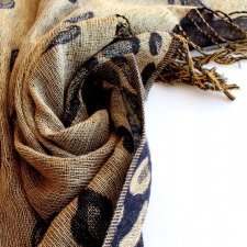 na prezent exclusive GOLDEN pashmina silk