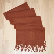 Rdzawo-karmelowy wełniany