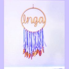 Wyjątkowy łapacz snów - imię dziecka i pozytywne cechy