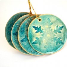 4 x Ceramiczny wisior