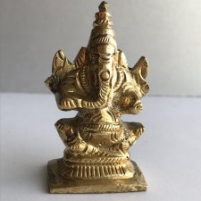 Ganesha - obfitość i dobrobyt ❀ڿڰۣ❀ Figurka z mosiądzu