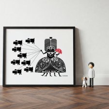 Plakat.  Psia mać  A3