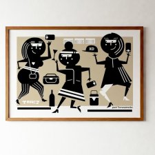 Plakat  "Tancerki" 70x50 cm